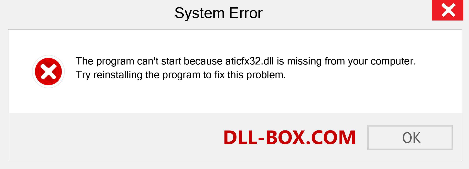  aticfx32.dll file is missing?. Download for Windows 7, 8, 10 - Fix  aticfx32 dll Missing Error on Windows, photos, images